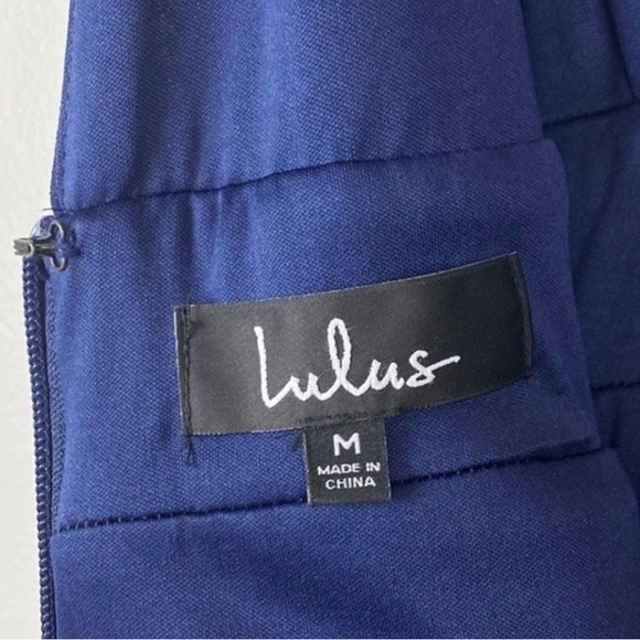 Lulu's Heavenly Hues Navy Blue Maxi Dress Size M - Picture 6 of 9